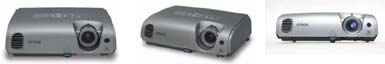Epson EMP-X3, EMP-62 та EMP-S3 (зліва-направо)