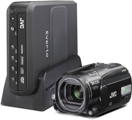 JVC Everio GZ-HD3 + CU-VD40